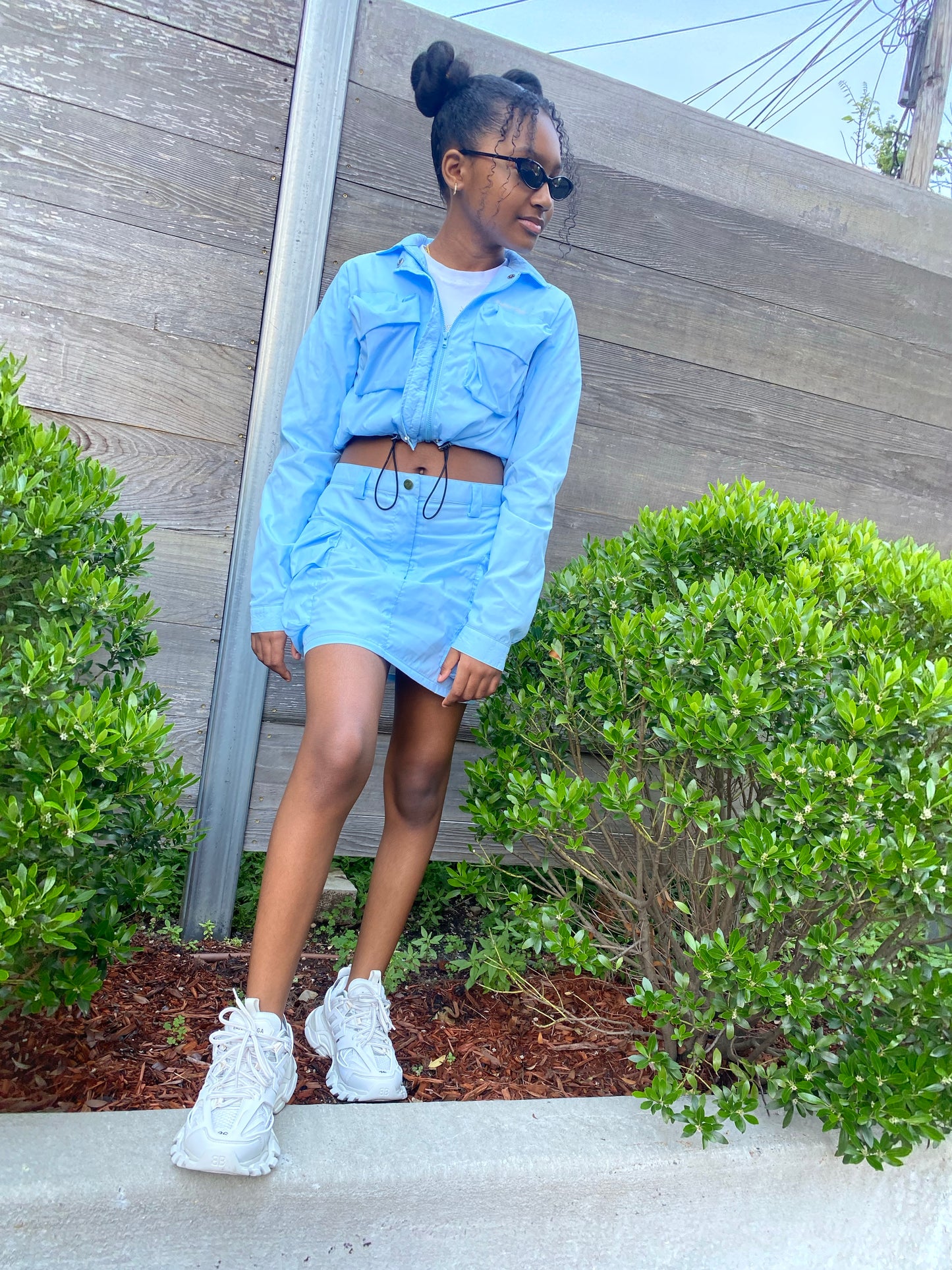 Blue Sky Cropped Jacket