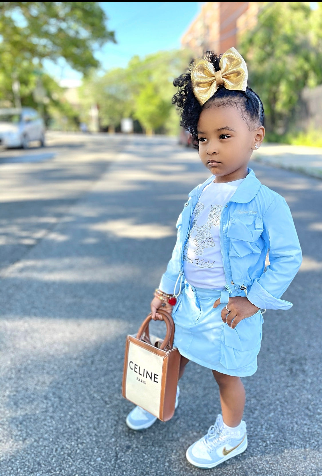 Blue Sky Cropped Jacket