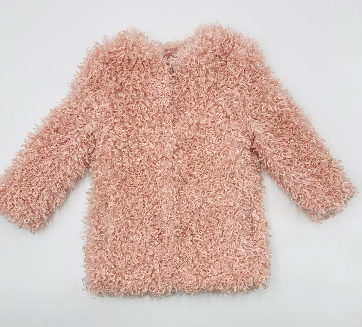 Cotton Candy Pink Fur coat.